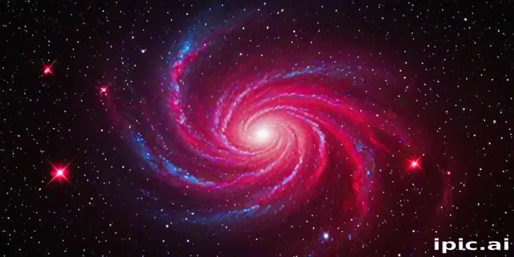 galaxy red wallpaper