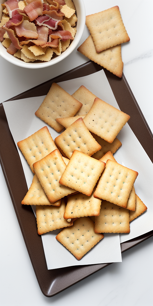 club crackers with bacon and brown sugar