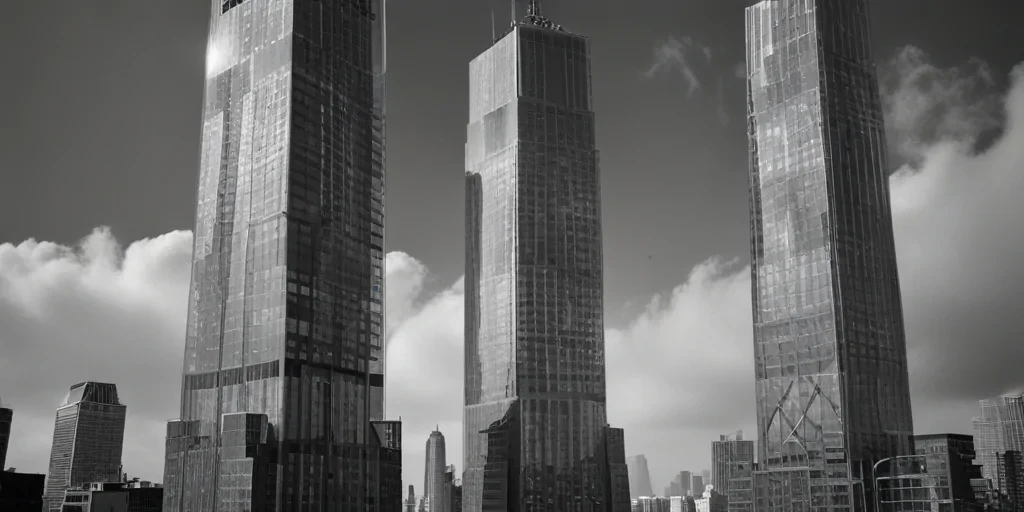 twin towers transparent