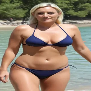 marine le pen bikini