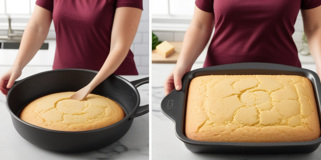 what size pan for 2 boxes of jiffy cornbread