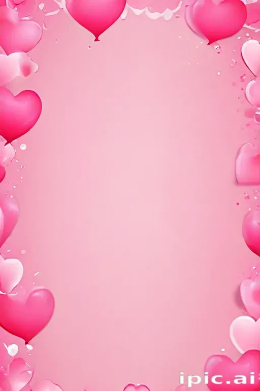 pink hearts background