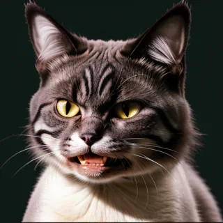 angry cat png