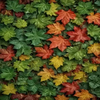 background leaves