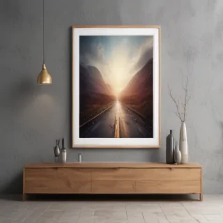 free wall art mockup