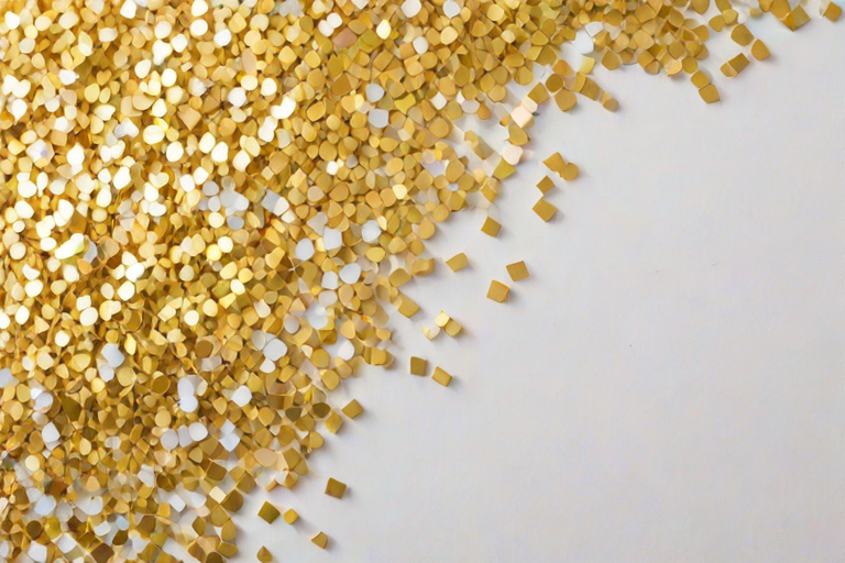 gold and white background