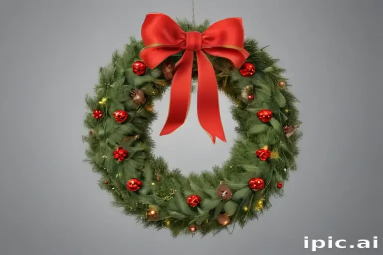 christmas wreath transparent