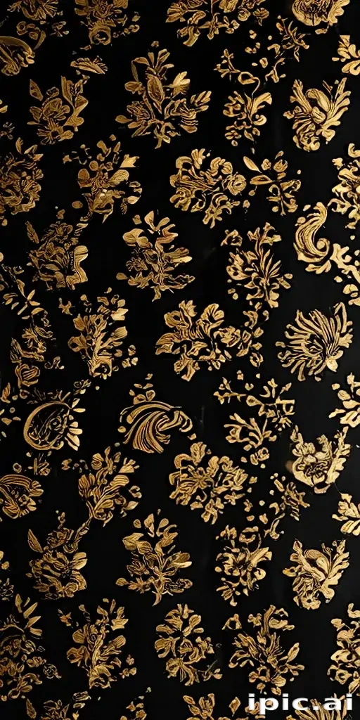 gold black background