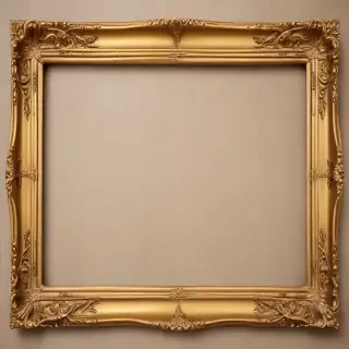 fancy gold frame