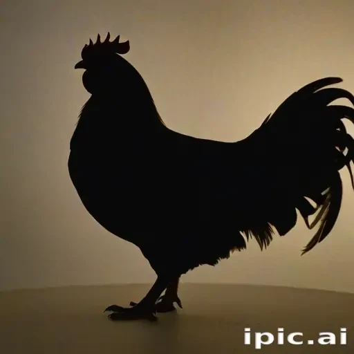 silhouette of a chicken