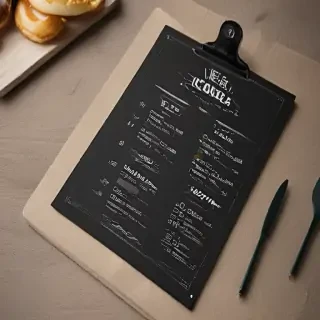 restaurant menu mockup free