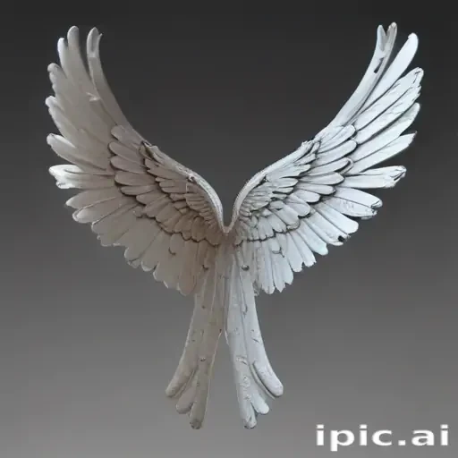 realistic angel wings png