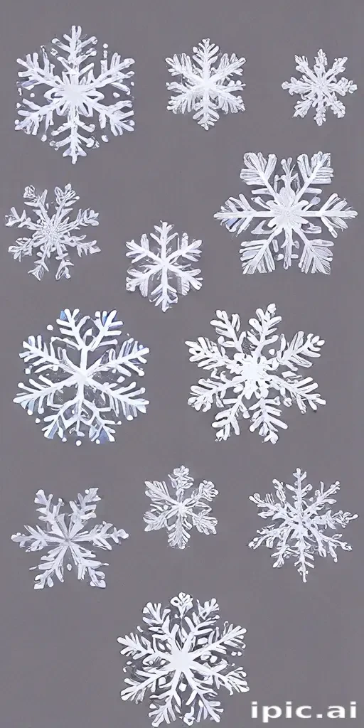 snowflakes clipart transparent background
