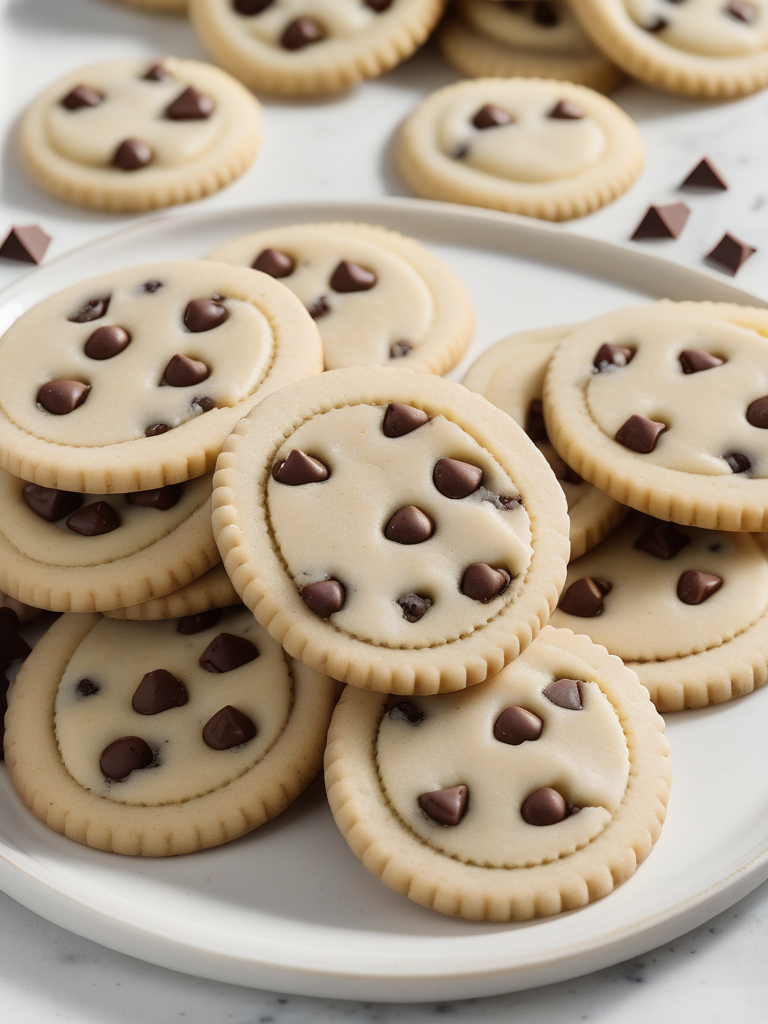 cut out cookies chocolate chip