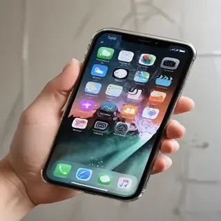 iphone with transparent background