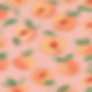 cute peach background