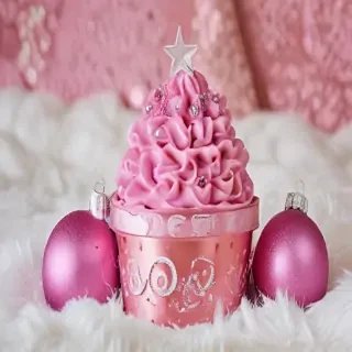 pink christmas pictures