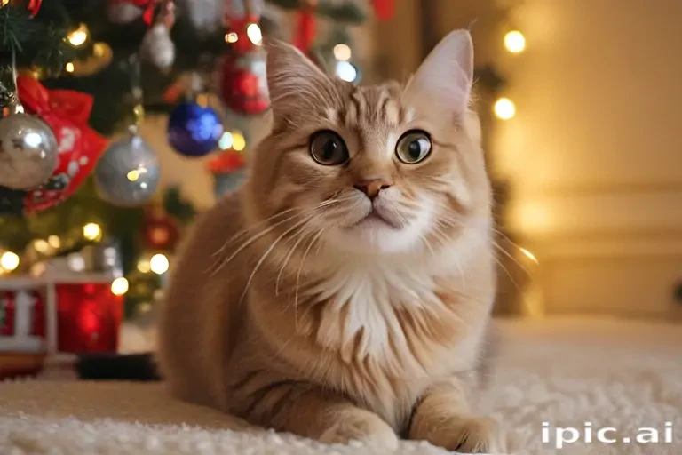 pictures of cats for christmas