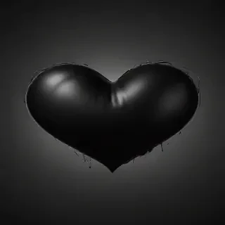 black heart image