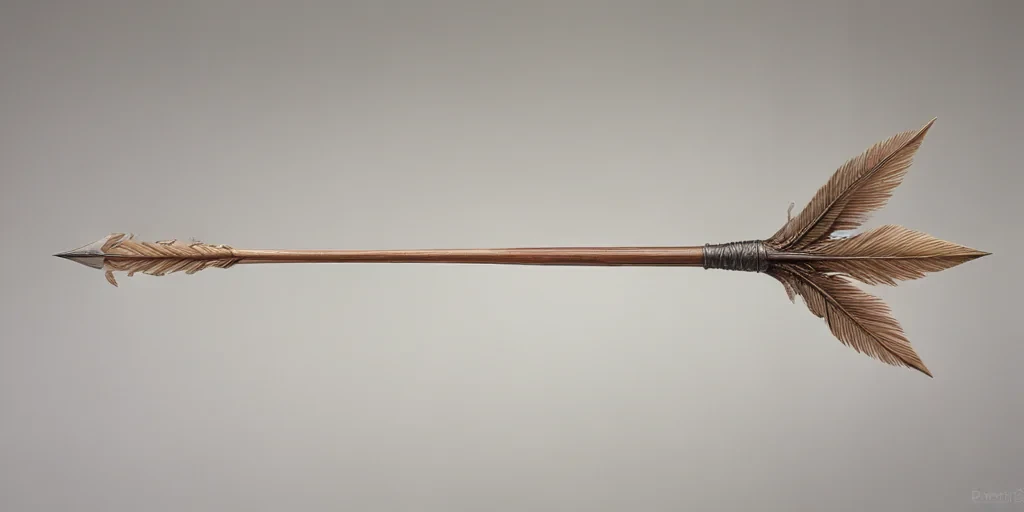 drawn arrow