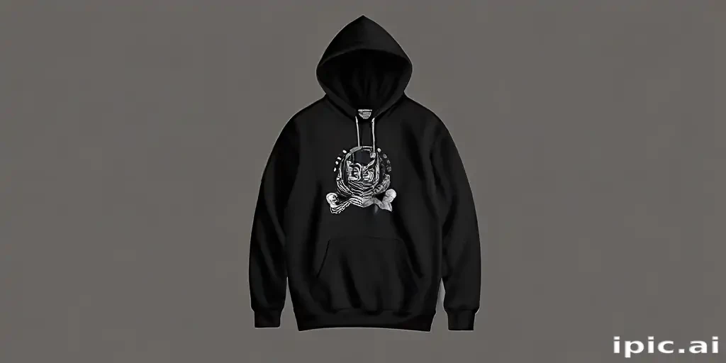 black hoodie mockup png
