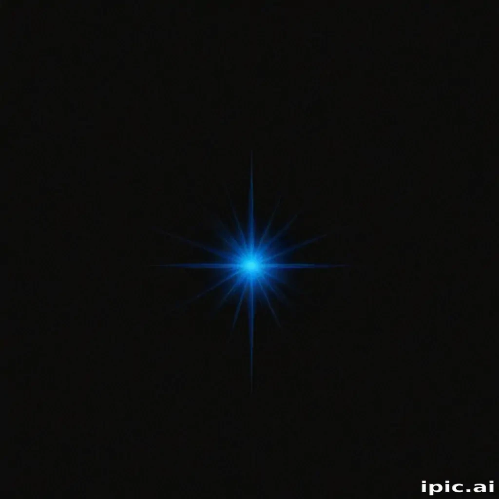 black background with blue