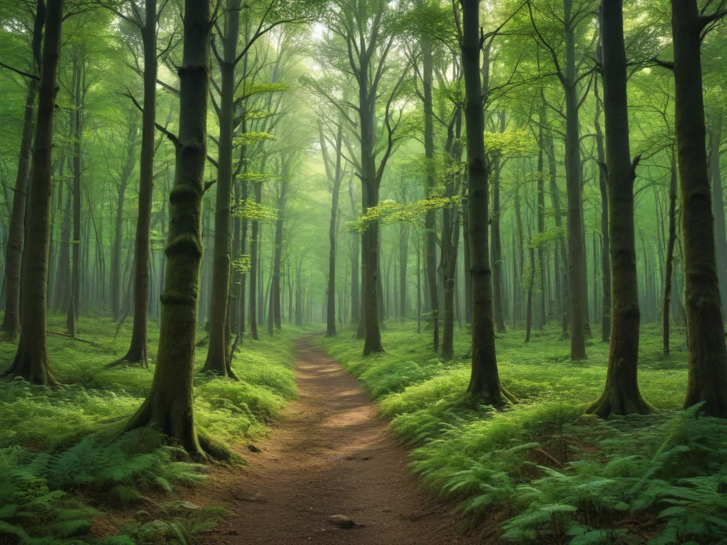 green forest aesthetic