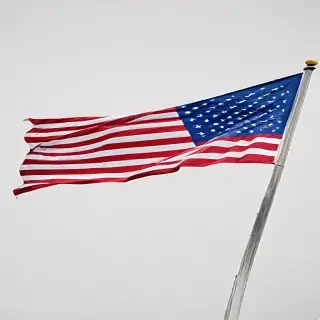 american flag waving png