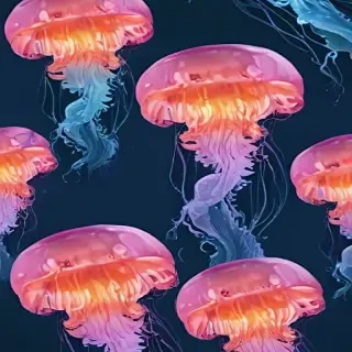 aesthetic jellyfish wallpaper