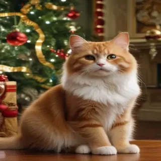 christmas images cats