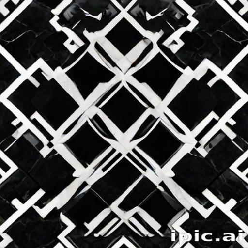 black with white pattern