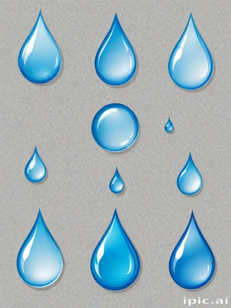 water drops clip art