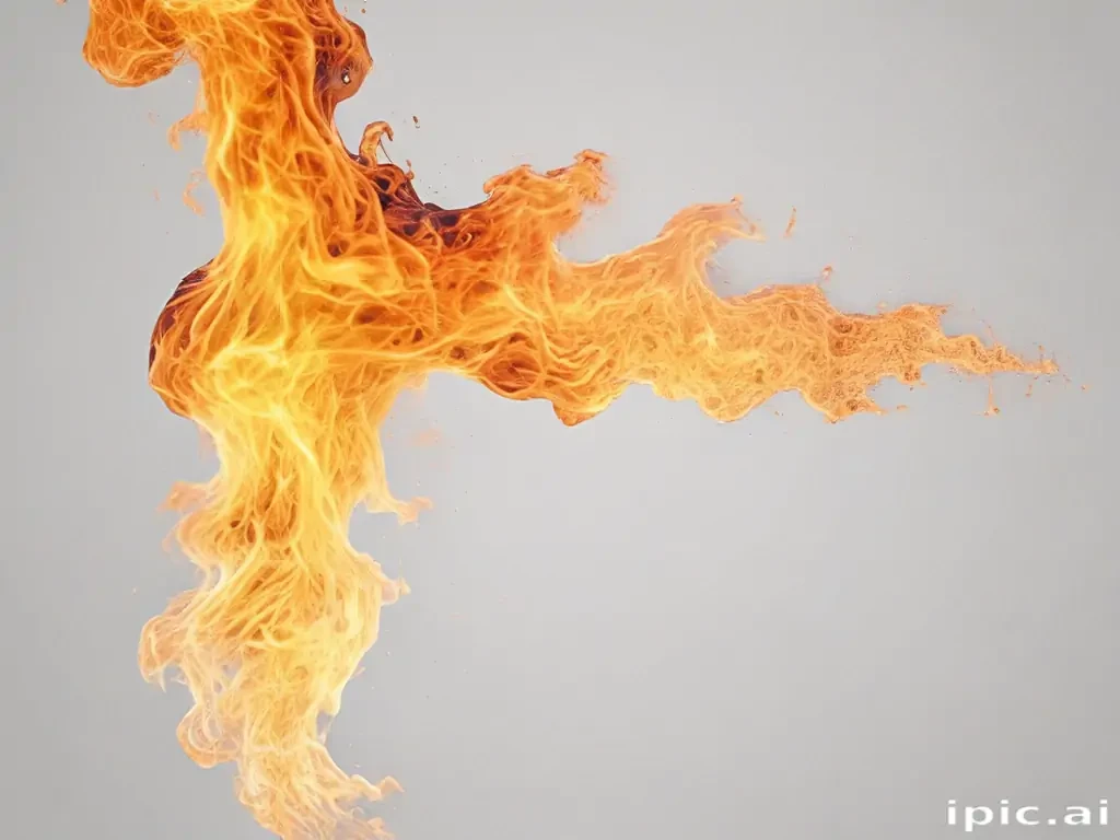 fire clear background