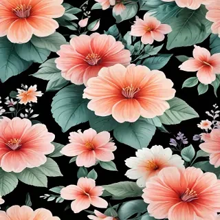 flowers clear background