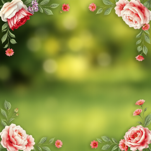 floral page borders