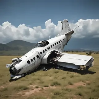 crashed plane png