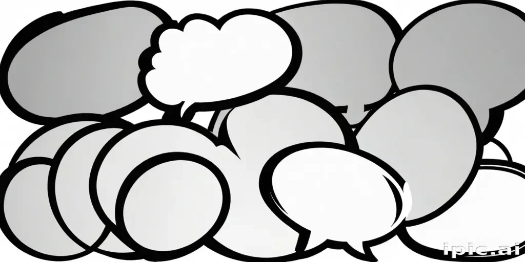 speech bubble clip art