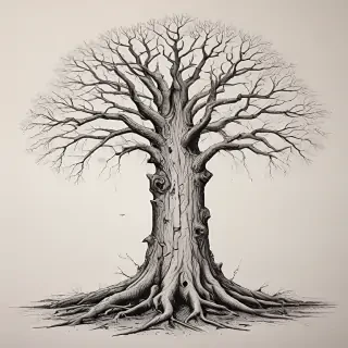 dead tree drawings