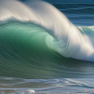 waves transparent