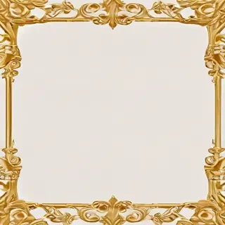 gold border transparent