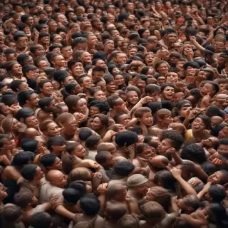 crowded png