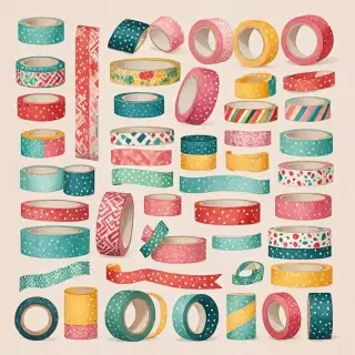 washi tape clipart