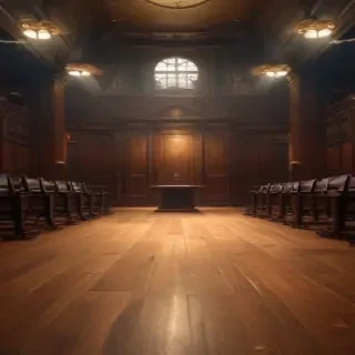 court room background