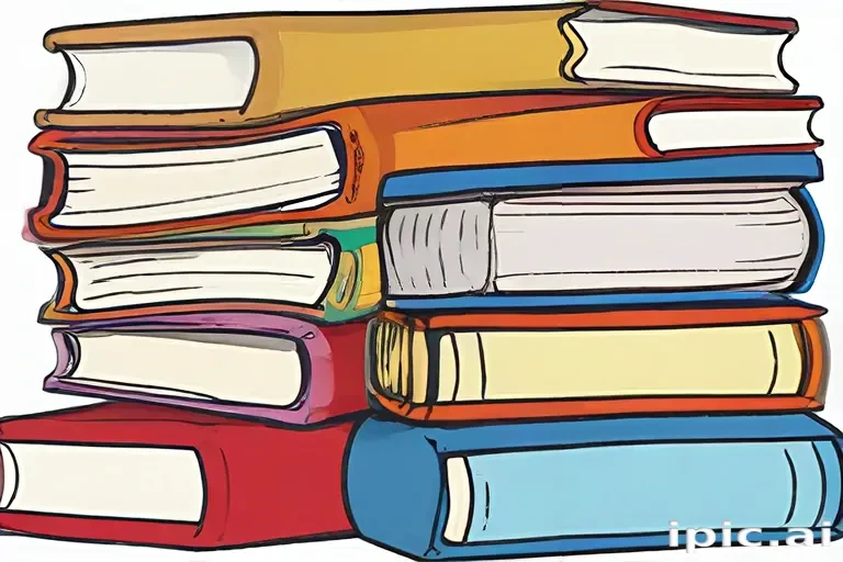 stack of books clipart