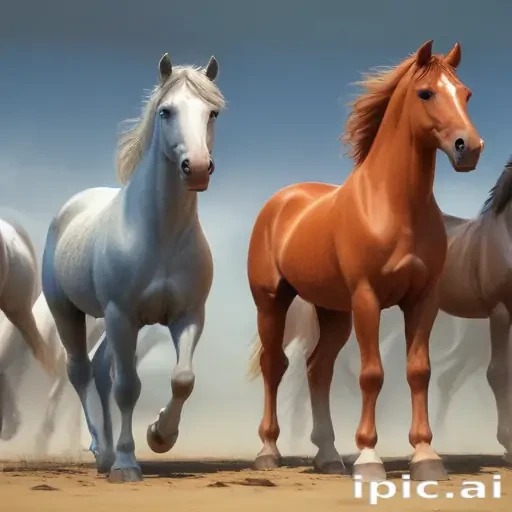 horses cartoon