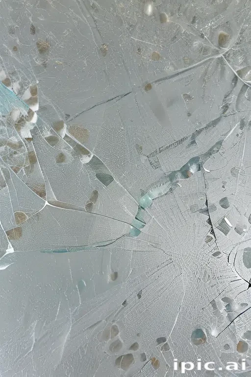 broken glass overlay