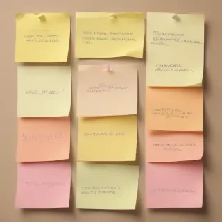 sticky notes png transparent