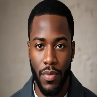 black man