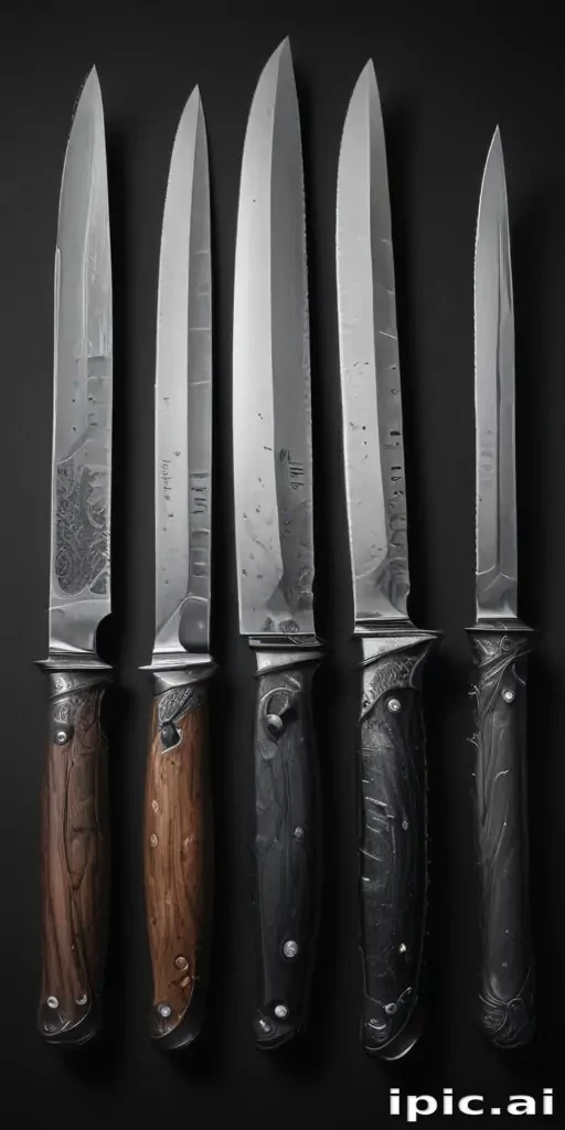 drawings of knives