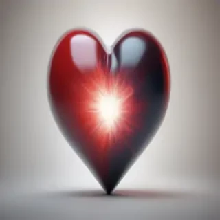 blurry heart